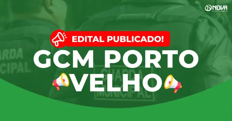 Concurso Guarda de Porto Velho: Inscrições prorrogadas para 150 vagas! R$6 mil!
