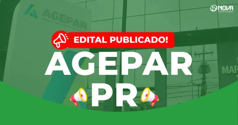 Concurso Agepar PR: Edital publicado! 153 vagas!