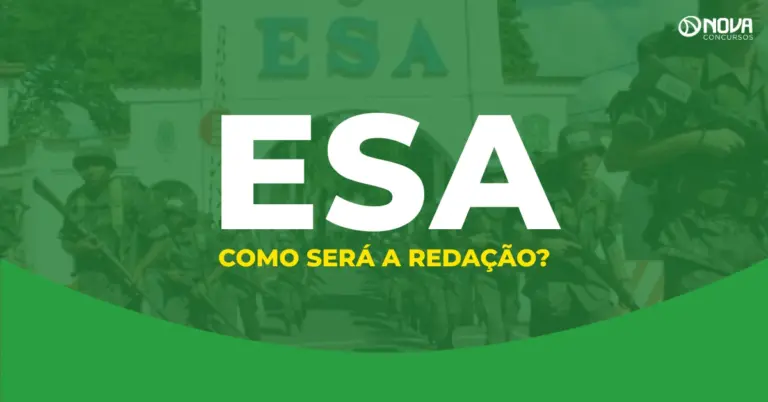 Concurso ESA 2027: Como será a redação?