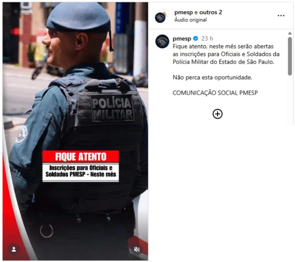 Concurso PM SP: corporação confirma editais e inscrições em abril! 1 concurso pm sp editais