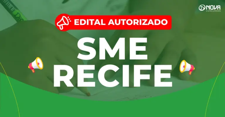Concurso SME Recife PE: Edital autorizado! 300 vagas!