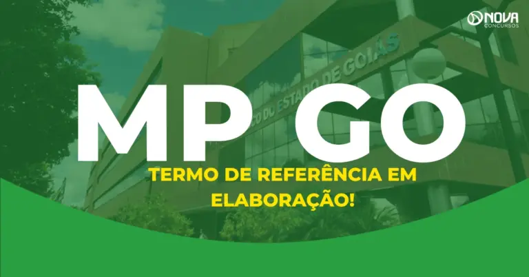 MP GO confirma estudos para o quadro de Técnico!