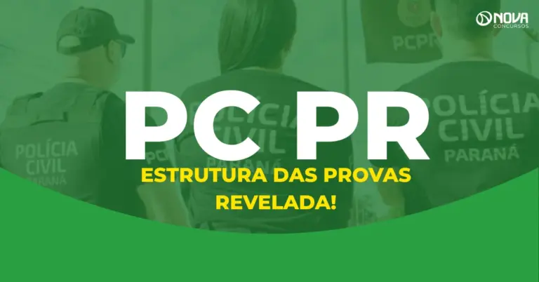 Concurso PC PR: Contrato com a FGV revela a estrutura das provas!