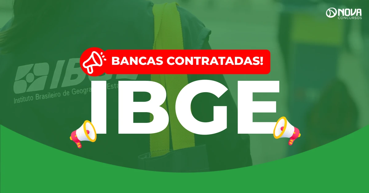 Concurso IBGE 2026: Bancas contratadas! 36 mil vagas!