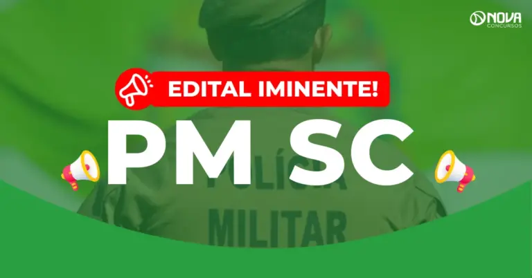 Concurso PM SC: Edital iminente! 500 vagas!