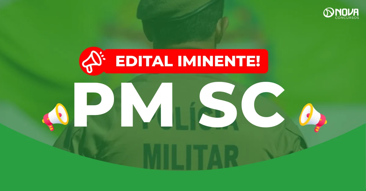 Concurso PM SC 2026: Edital iminente! 500 vagas!