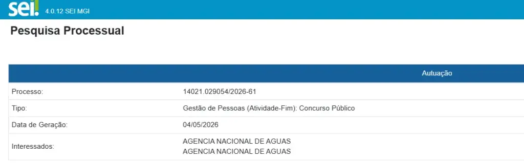 concurso ANA