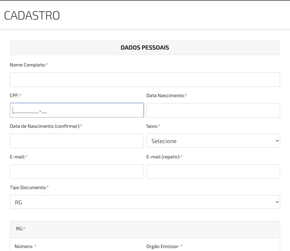 Passo a passo para fazer a inscrição no concurso Creci BA! 4 concurso creci ba