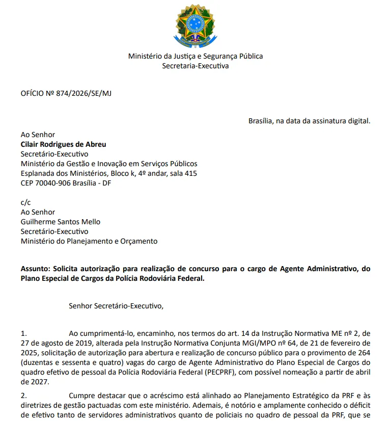 Concurso PRF Administrativo 2026: Edital em breve! 1 concurso prf administrativo