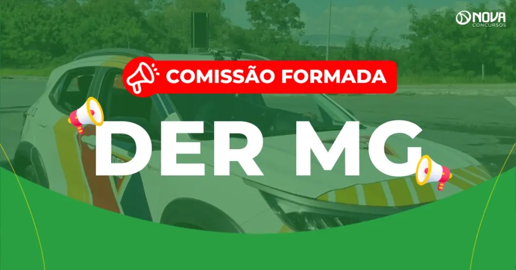 Concurso DER MG: Comissão formada! Edital em breve!