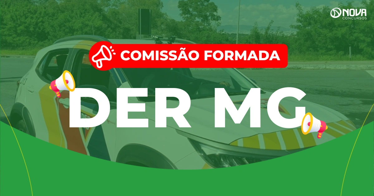 Concurso DER MG: Comissão formada! Edital em breve!