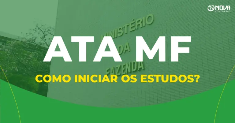 Concurso ATA MF 2026: Como iniciar os estudos?