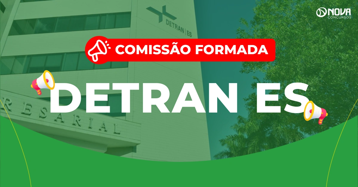 Concurso Detran ES: Comissão formada! Edital previsto na LOA 2026!