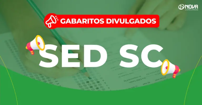 Concurso SED SC: Gabaritos divulgados! 10 mil vagas!