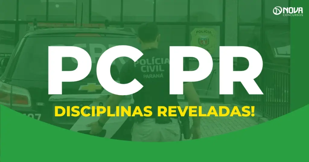 Concurso PC PR: termo de dispensa revela disciplinas; confira!