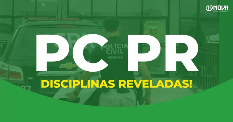 Concurso PC PR: termo de dispensa revela disciplinas; confira!