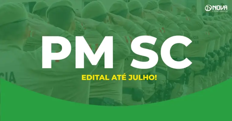 Edital do concurso PM SC pode sair até julho; veja as etapas previstas!