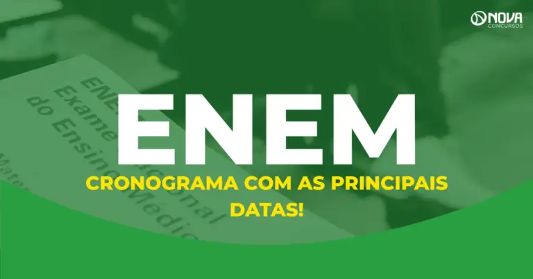 Enem 2026: Cronograma completo com as principais datas!