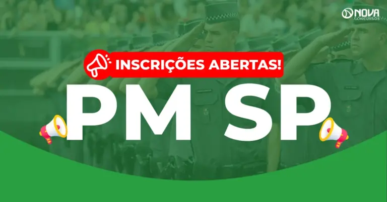 Concurso PM SP Soldado: Inscrições abertas! Novos editais autorizados com 4 mil vagas!