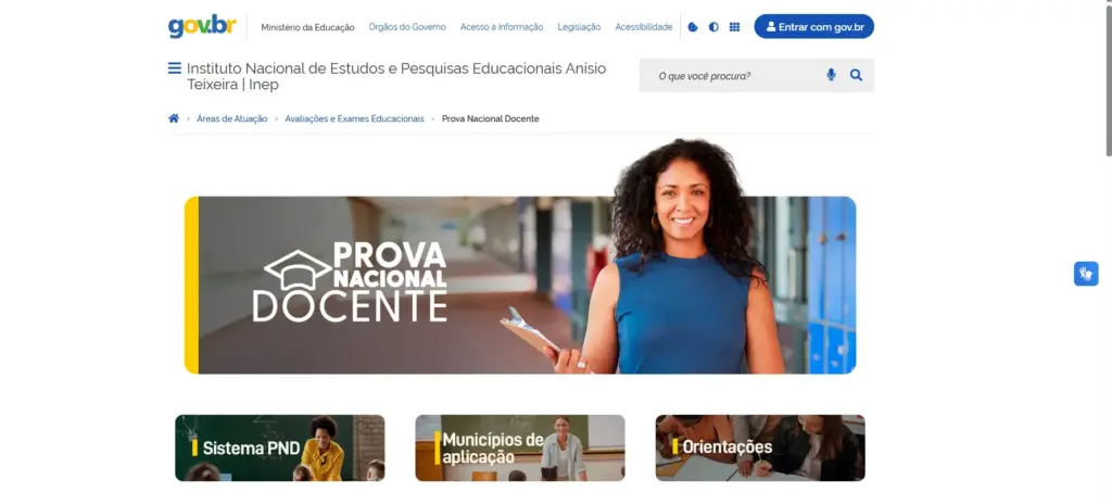 Prova Nacional Docente 2026: Como fazer a inscrição? 1 prova nacional docente