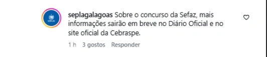 Concurso Sefaz AL: Banca definida! 50 vagas! 1 Concurso Sefaz AL