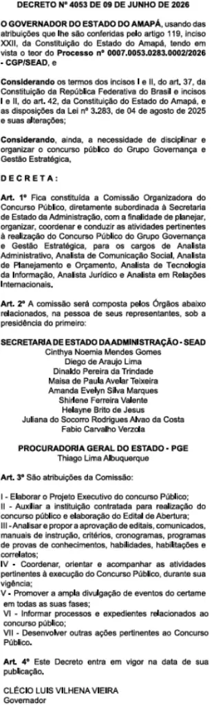 Concurso Seplan AP: Novo edital está sendo planejado! 1 concurso seplan ap