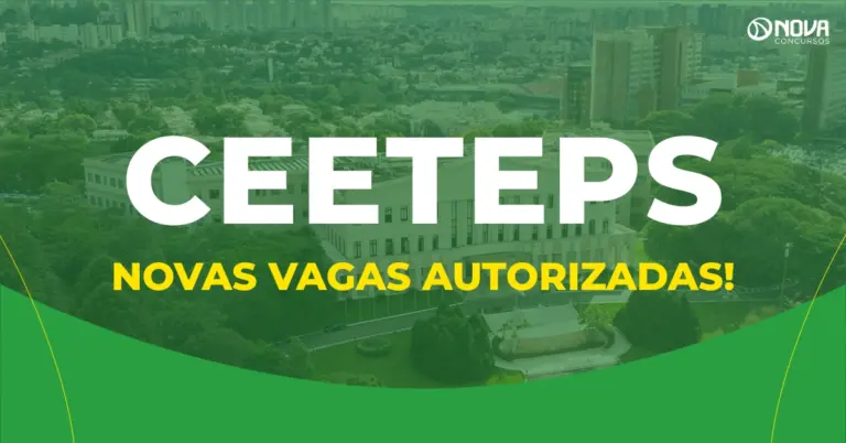 Concurso Ceeteps tem nova autorização para 561 vagas de Auxiliar Docente!