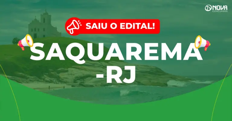 Concurso Saquarema RJ: Edital publicado! 1.268 vagas!
