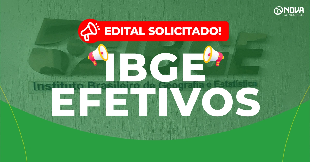Concurso IBGE efetivos 2027: Novo edital solicitado com 900 vagas!