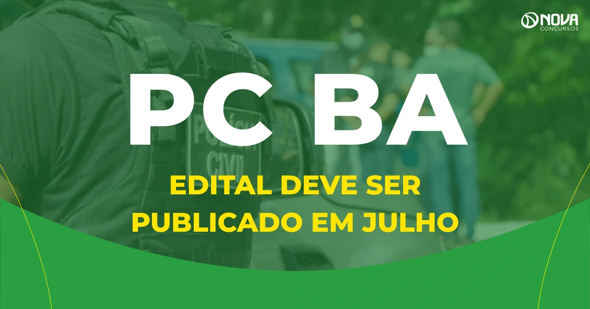 Concurso PC BA: edital deve ser publicado em julho, prevê secretário
