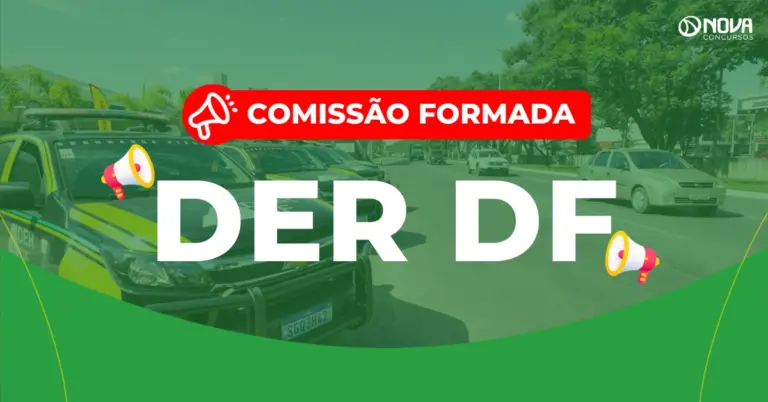 Concurso DER DF: Comissão formada! 185 vagas previstas!