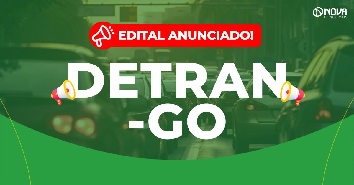 Concurso Detran GO: Edital anunciado! 1.000 vagas!