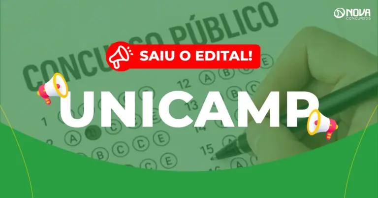 Concurso Unicamp: Saiu edital com 21 vagas! Iniciais de R$9 mil!