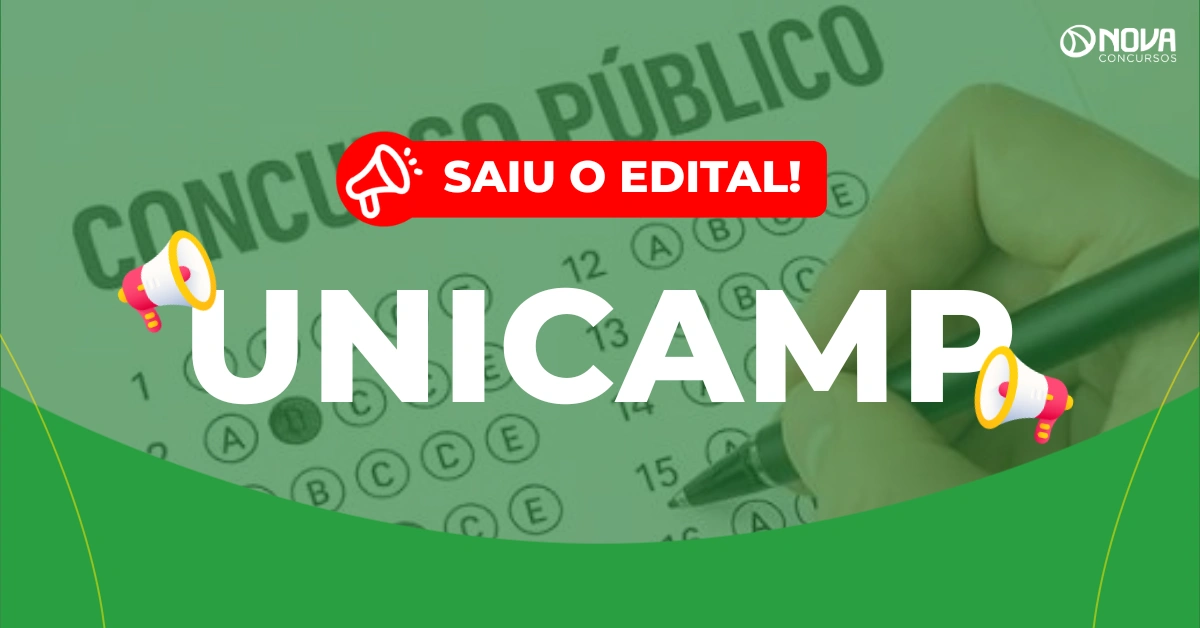 Concurso Unicamp: Saiu edital com 21 vagas! Iniciais de R$9 mil!