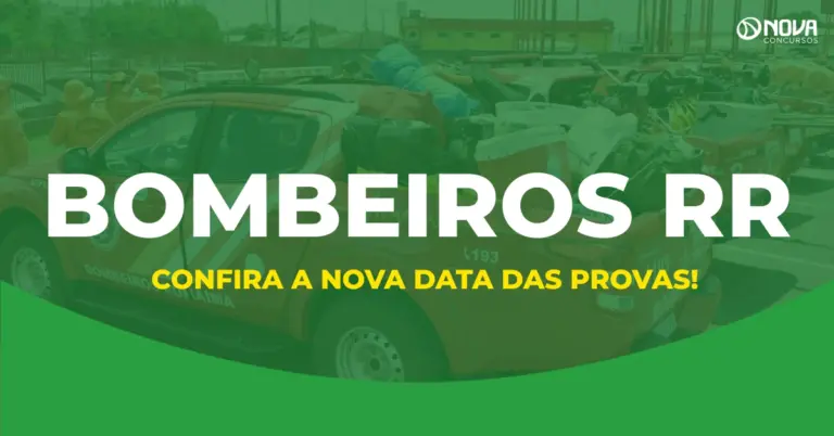 Concurso Bombeiros RR tem cronograma atualizado; veja nova data das provas!