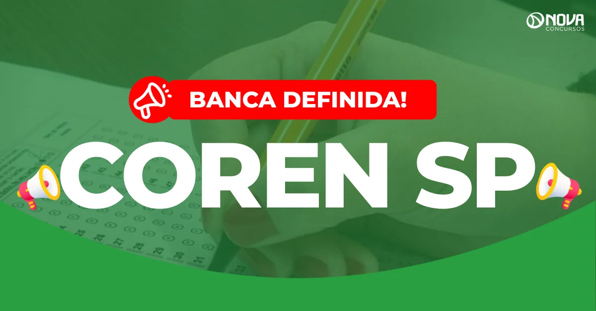 Concurso Coren SP: Banca definida para novo edital com 76 vagas!