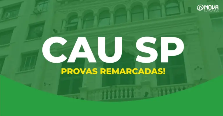 Concurso CAU SP: Provas remarcadas, confira a nova data!