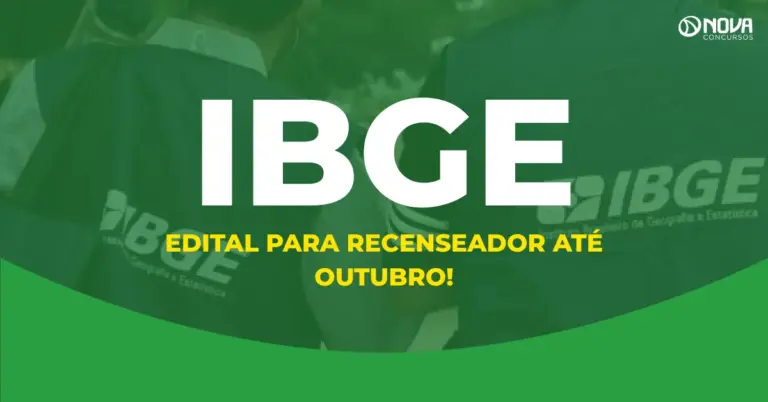 Concurso IBGE: Mais de 27 mil vagas pode sair em outubro!