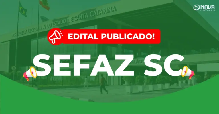 Concurso Sefaz SC 2026: Edital publicado com 50 vagas para Auditor!