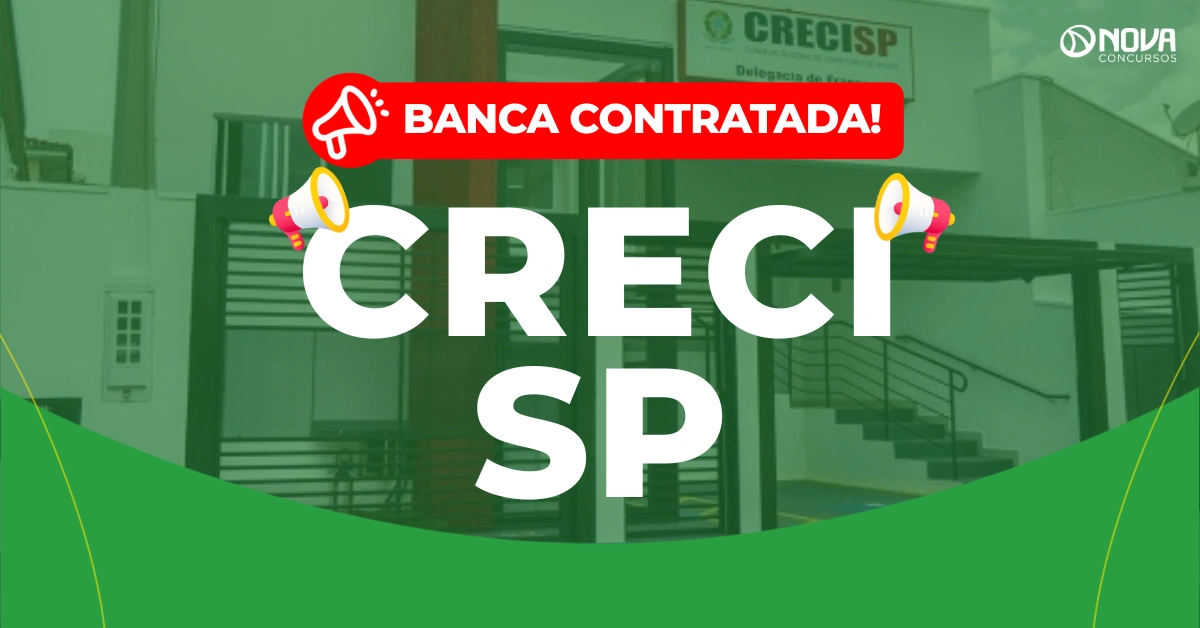 Concurso Creci SP: Banca contratada! 88 vagas e até R$9 mil!