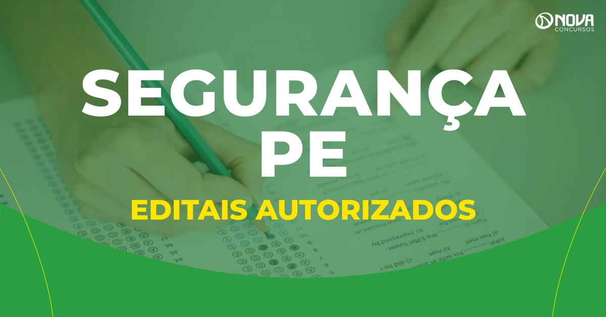 Concursos Segurança PE têm quase 4 mil vagas autorizadas pela governadora!