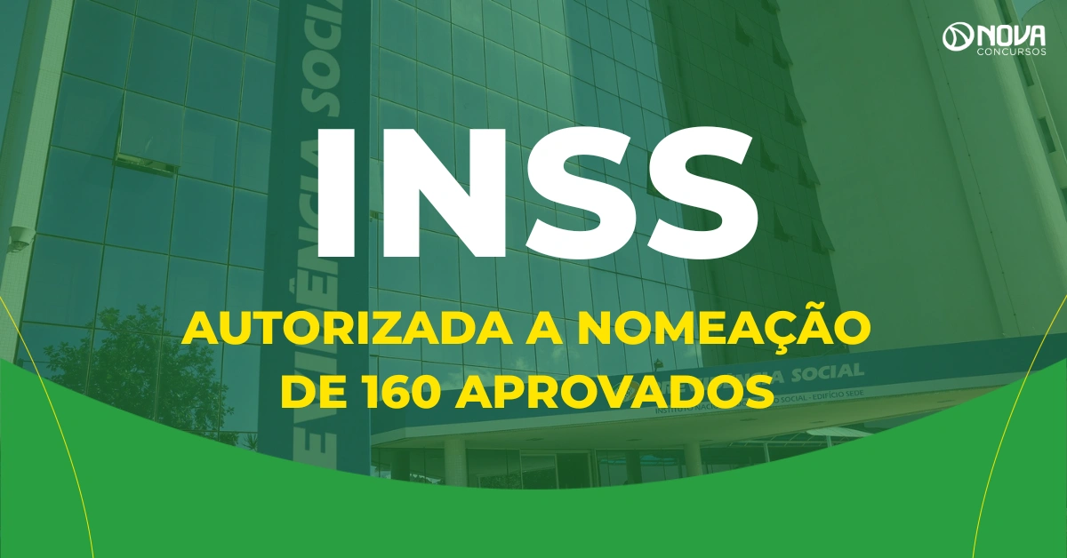 Concurso INSS: MGI autoriza nomeação de mais 160 analistas