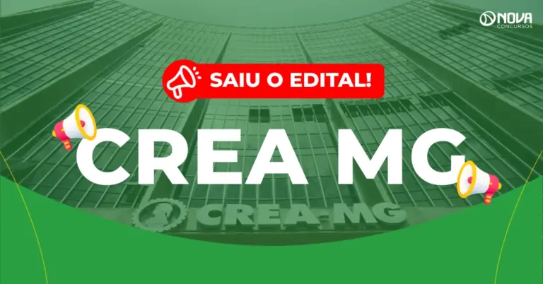 Concurso Crea MG: Edital publicado! 13 vagas e salários de R$13 mil!