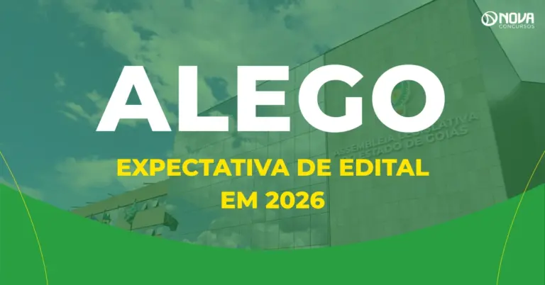 Concurso Alego: presidente confirma expectativa de edital em 2026!