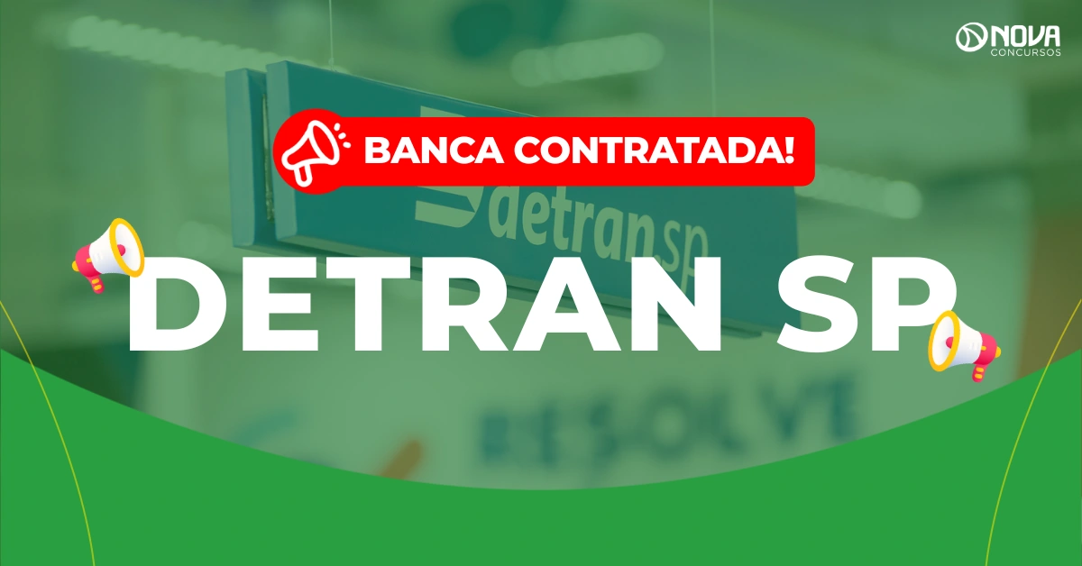 Concurso Detran SP 2026: Banca contratada! 145 vagas!