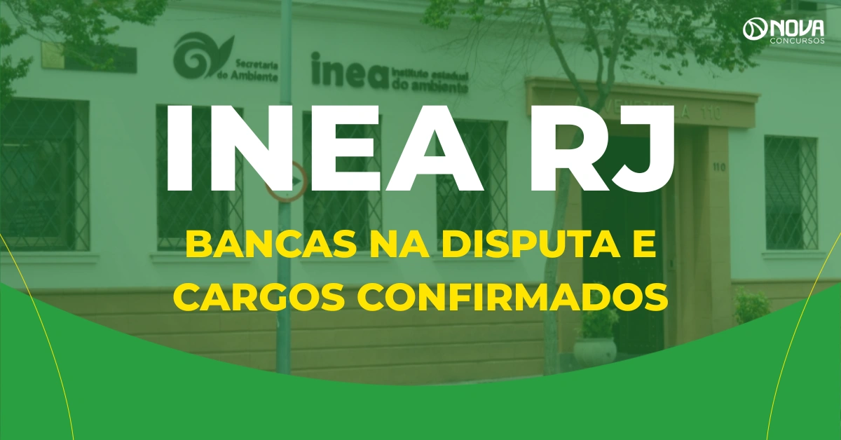 Concurso Inea RJ: seis bancas disputam edital; veja os cargos confirmados!
