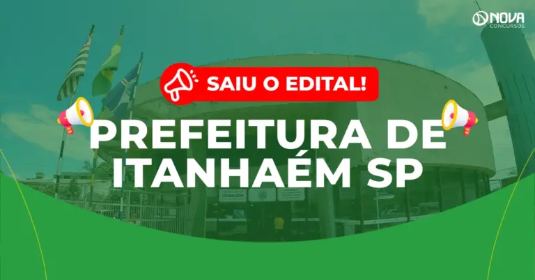 Concurso Prefeitura de Itanhaém SP: Saiu edital! 142 vagas para ACS!