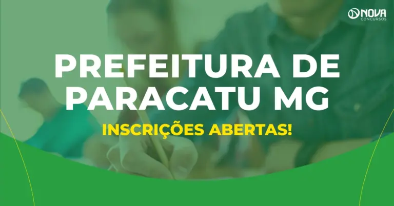 Concurso Prefeitura de Paracatu MG: 40 vagas para Guarda com inscrições abertas!