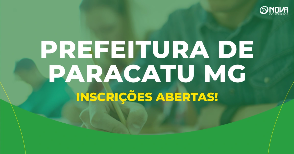 Concurso Prefeitura de Paracatu MG: 40 vagas para Guarda com inscrições abertas!