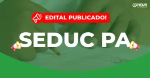 Aluno fazendo atividade escolar relacionada ao concurso Seduc PA
